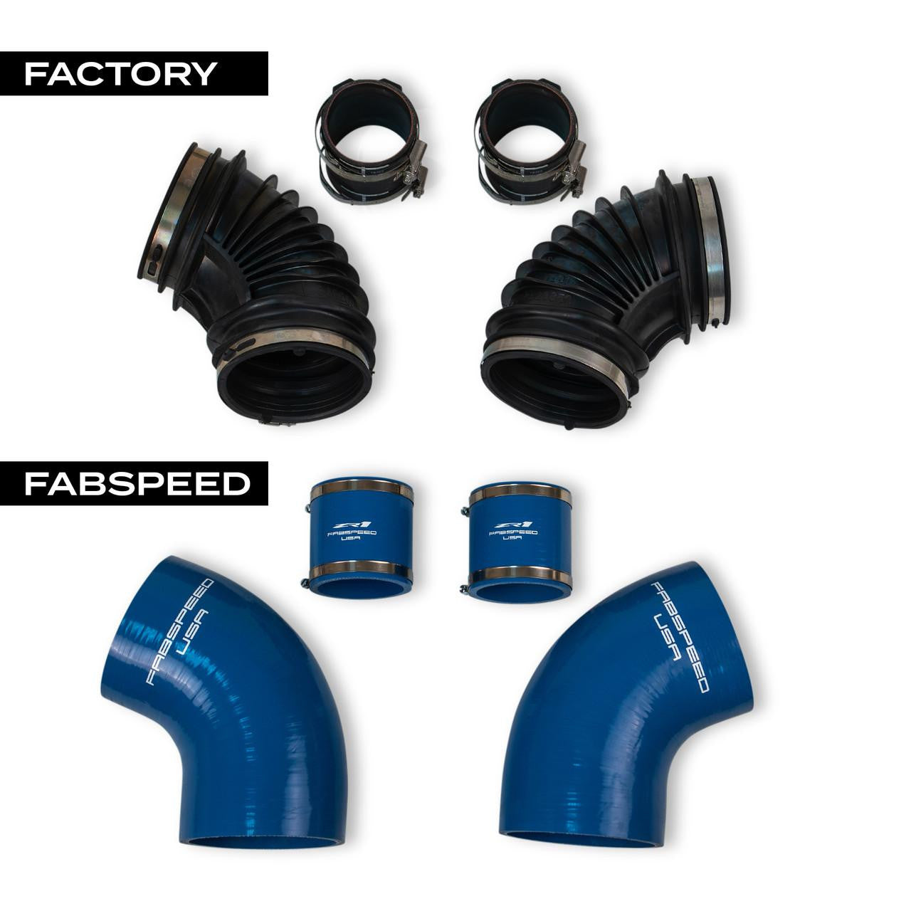 C8 Corvette ZR1 5ply Silicone Induction Hoses Secondary image