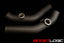 Boost Logic 3′ Upper Intercooler Pipe Pair for Boost Logic Intake Manifold in Black Wrinkle Coat
