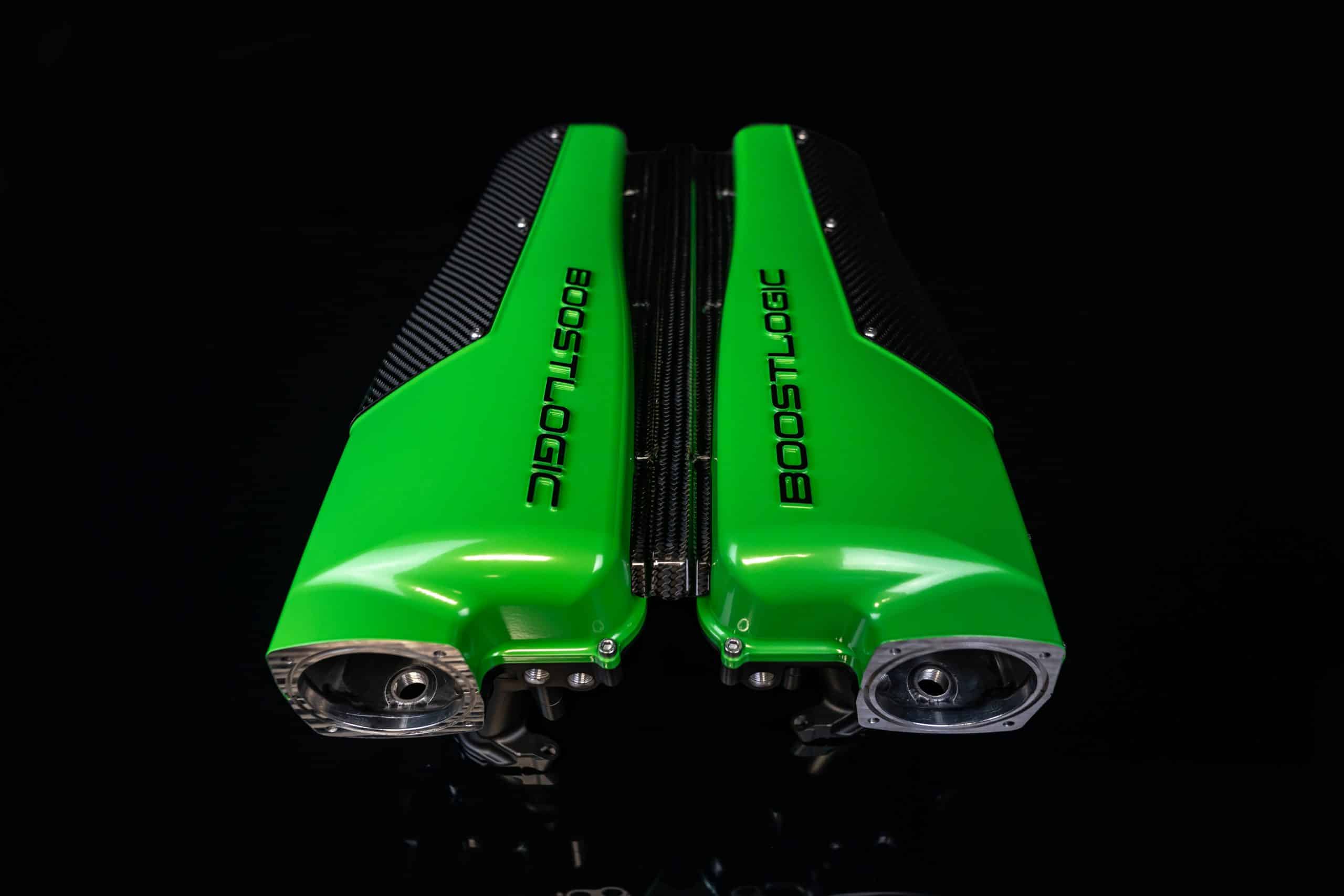 Boost Logic Audi R8/Lamborghini Huracan Billet and Carbon Fiber Intake Manifold Secondary image