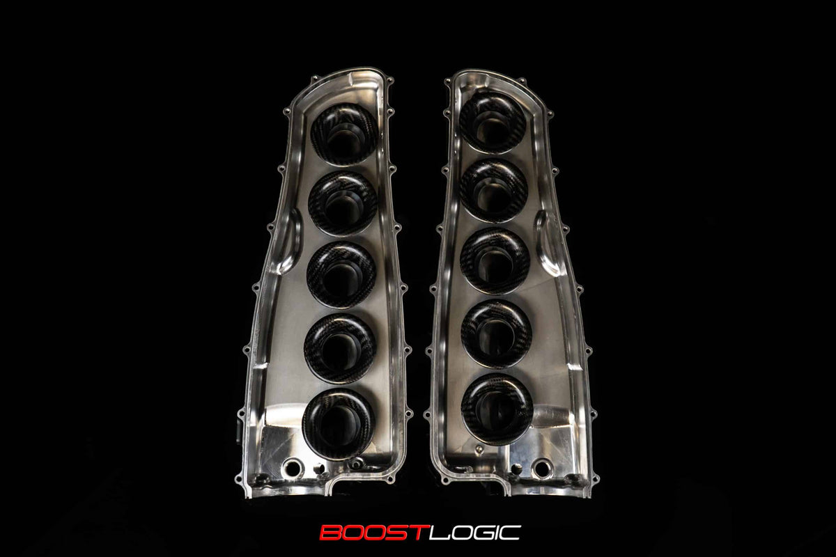 Boost Logic Audi R8/Lamborghini Huracan Billet and Carbon Fiber Intake Manifold