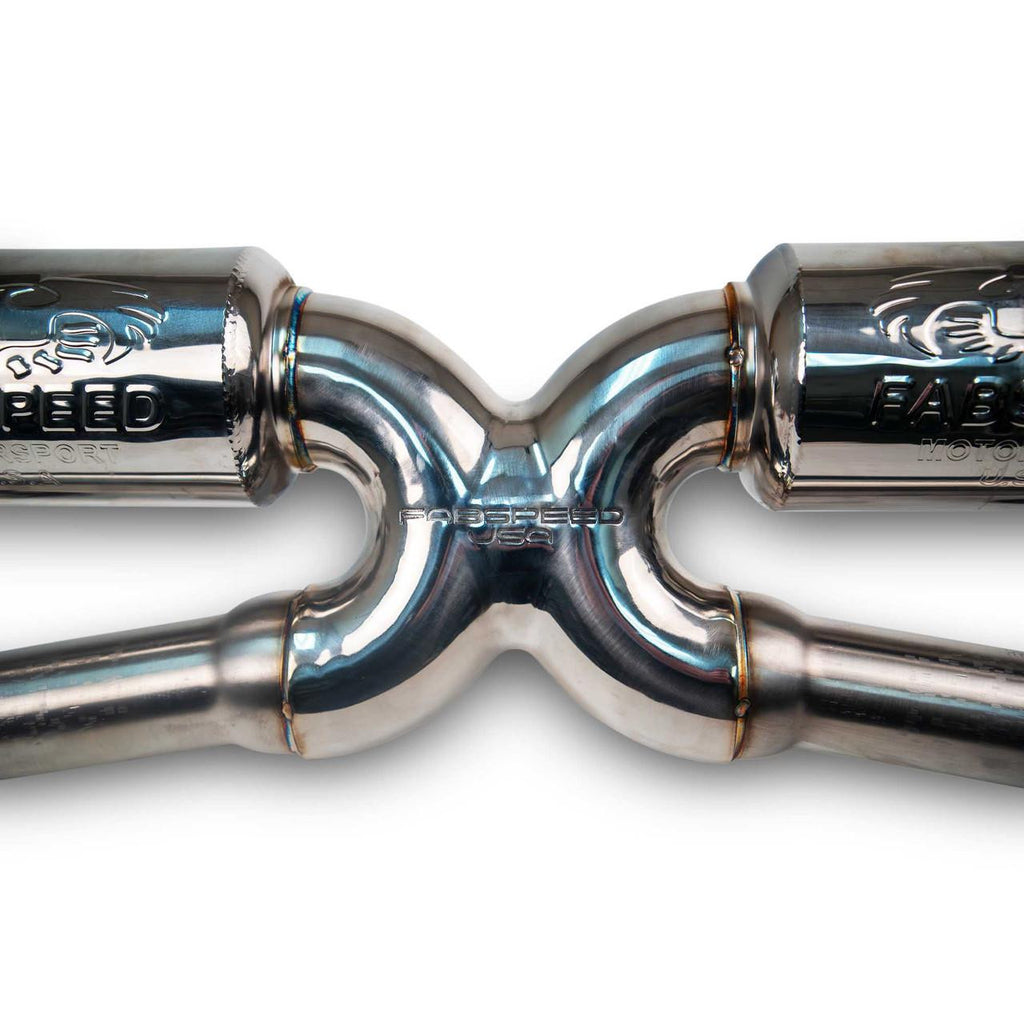 Fabspeed Porsche 911 Carrera Exhaust for SSI Style Headers 1965/74'-1989 model years
