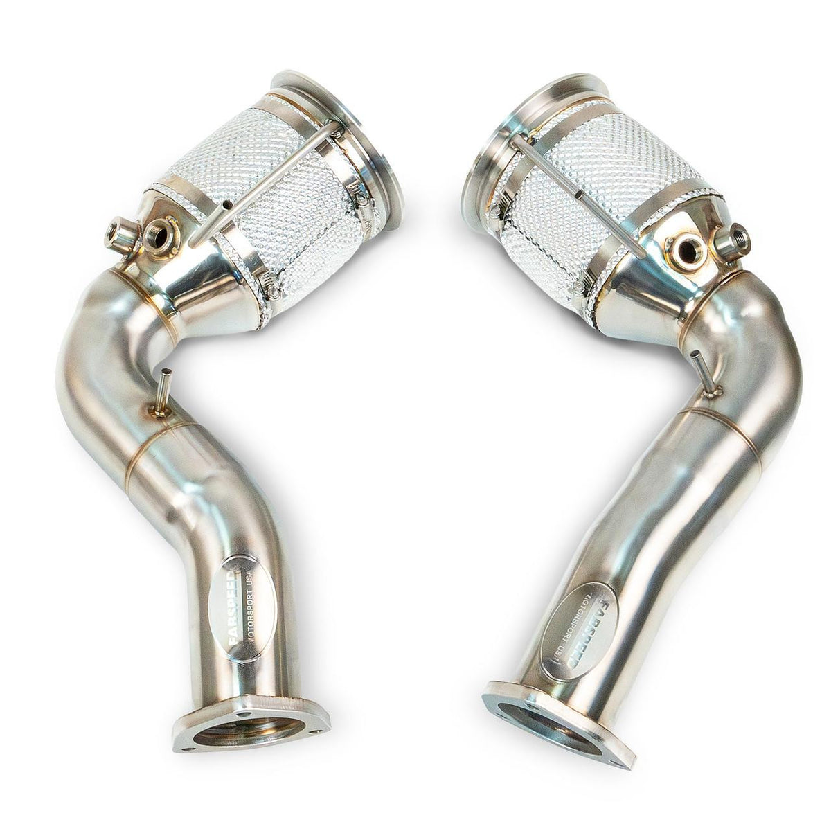 Fabspeed Porsche Cayenne S/GTS/Turbo Sport Catalytic Converters (2019+) Main image