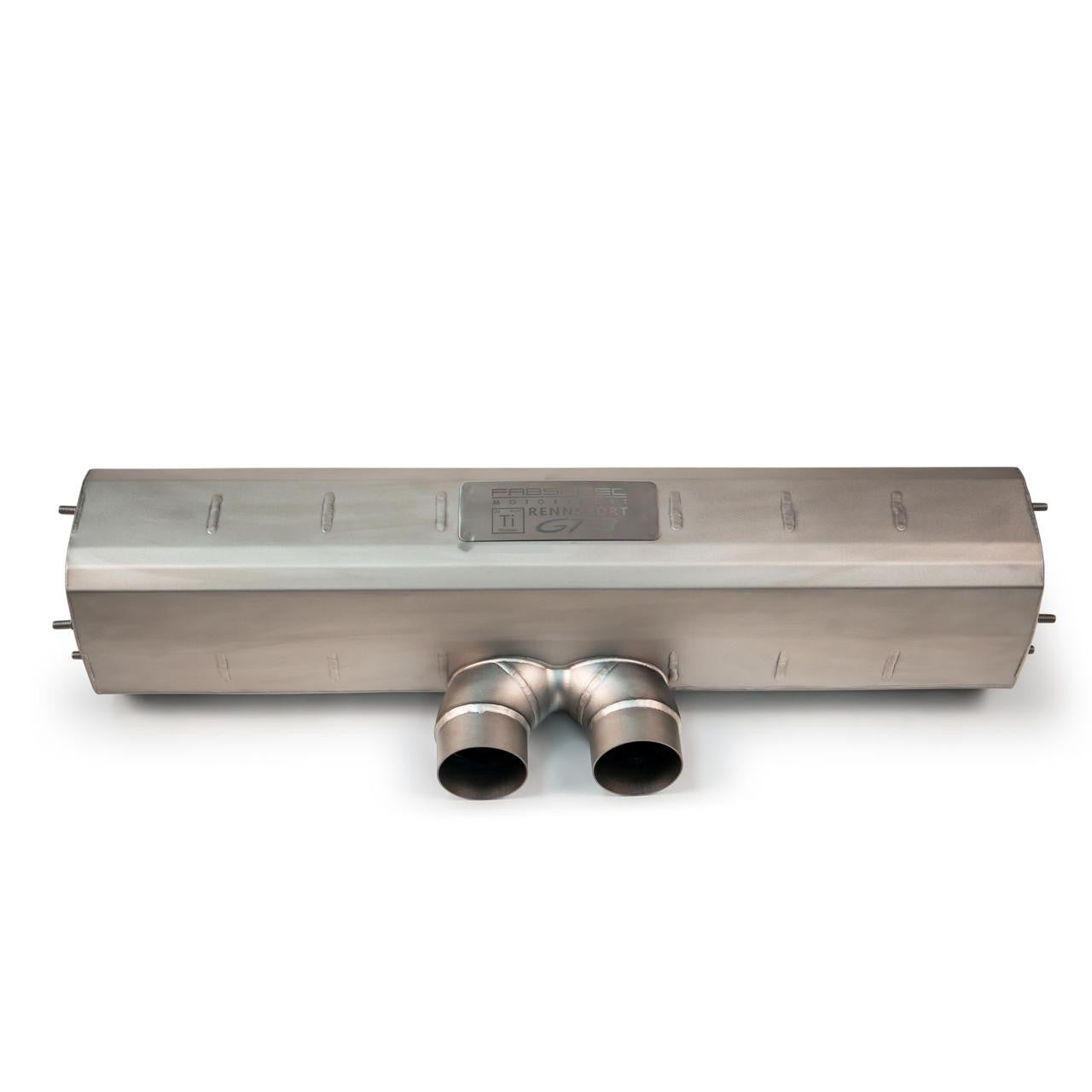 Fabspeed Porsche GT3 / GT3 RS Titanium Rennsport Muffler (2006-2019) Secondary image