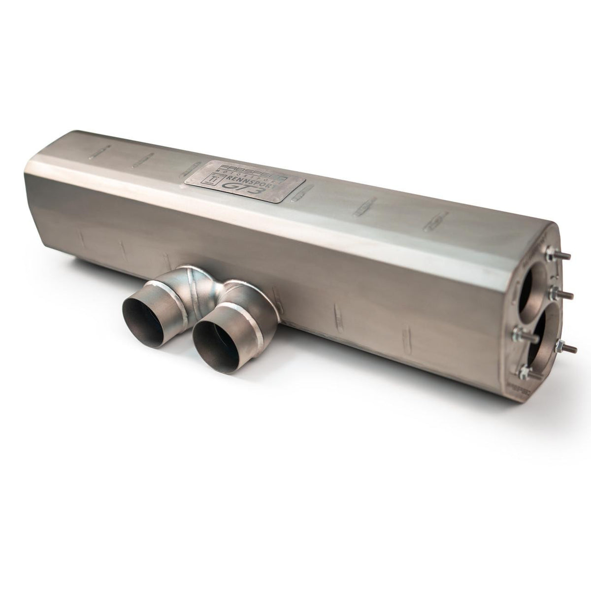 Fabspeed Porsche GT3 / GT3 RS Titanium Rennsport Muffler (2006-2019) Main image
