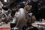 Boost Logic R35 3D Printed Generative Design Brackets to Support Turbos with Oil Return Fittings