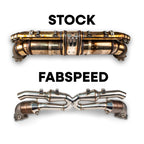 Fabspeed Porsche 992.2 Turbo S Sport Cat Megaphone X-Pipe