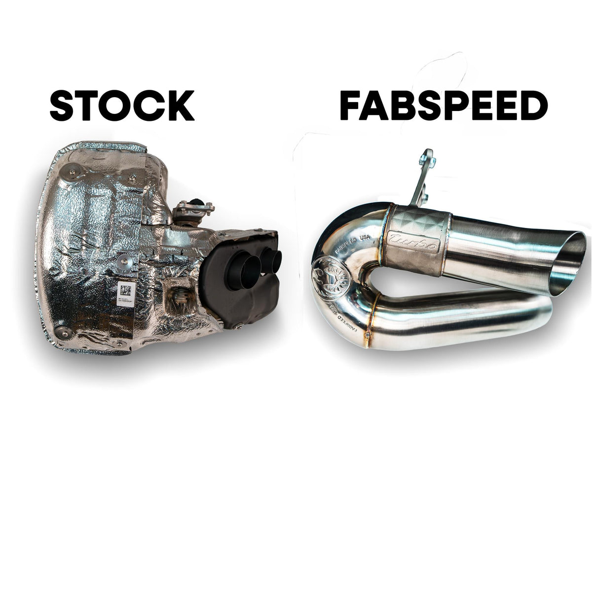 Fabspeed Porsche 992.2 Turbo S Side Muffler Bypasses