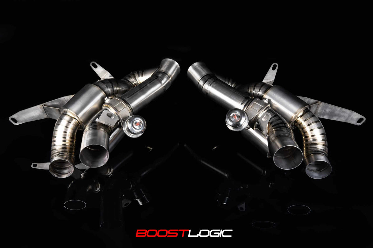 Boost Logic Titanium Axle Back Valved Exhaust System for Ferrari 812 Main image