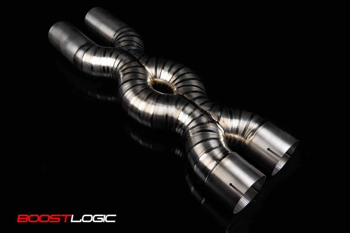 Boost Logic Titanium Triple X Midpipe for Ferrari 812 Main image