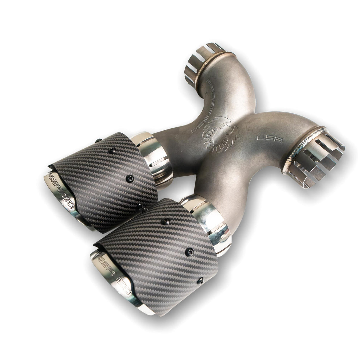Fabspeed Porsche 987 Boxster / Cayman Maxflo True X-Pipe with Dual Tips (2005-2008)