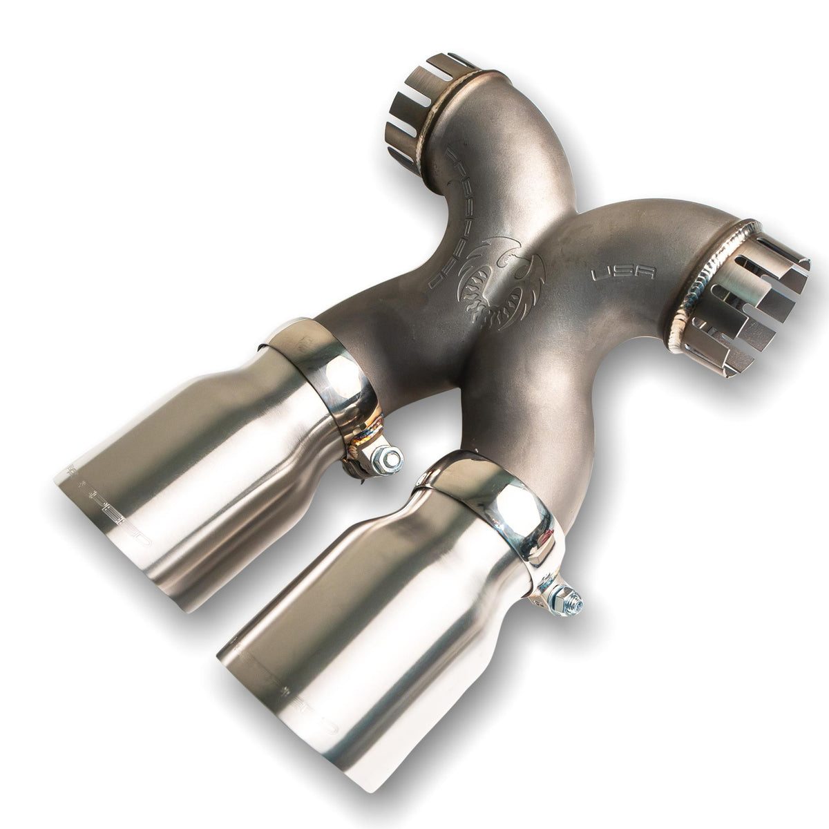 Fabspeed Porsche 987 Boxster / Cayman Maxflo True X-Pipe with Dual Tips (2005-2008)