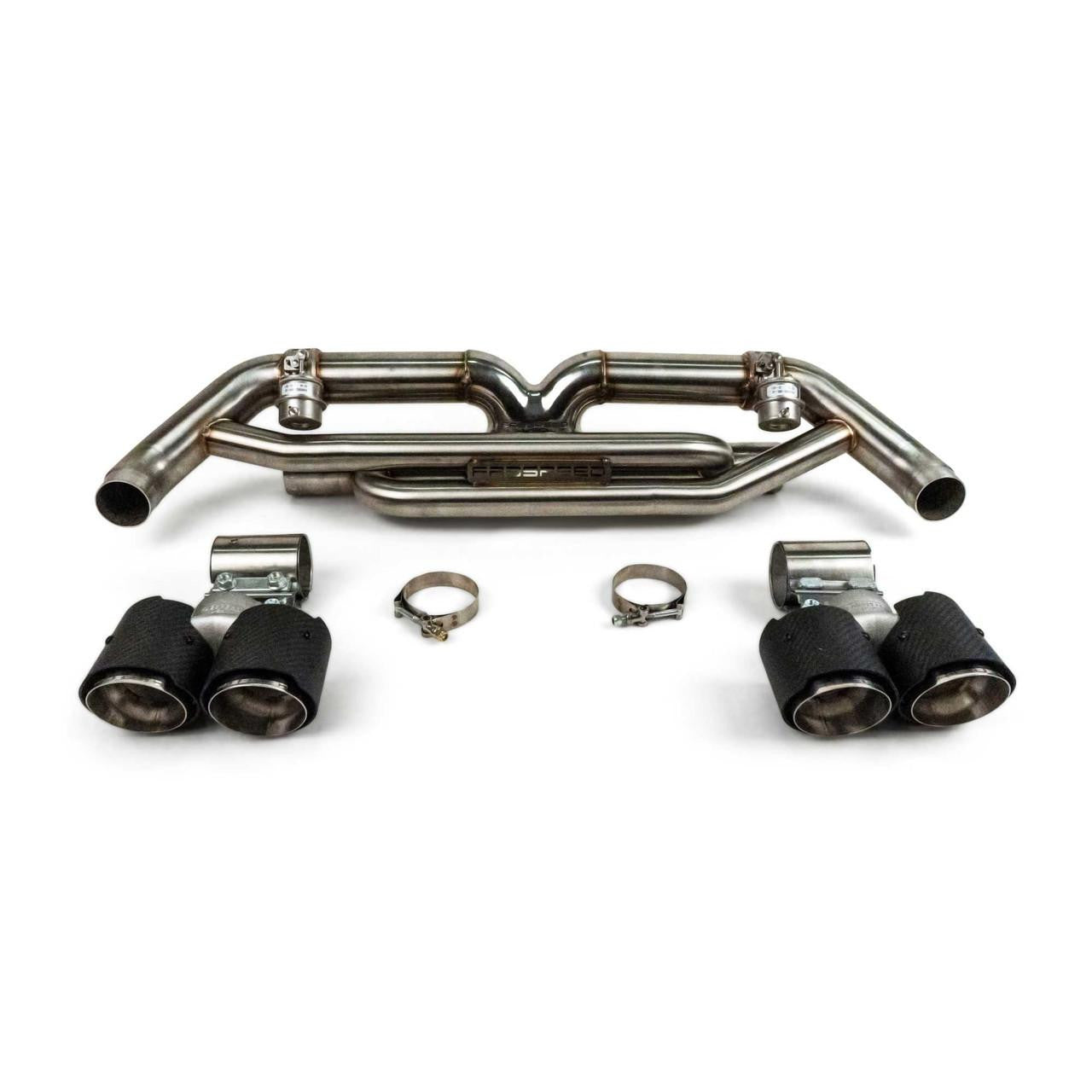 Fabspeed Porsche 991.2 Carrera Valved Center Muffler Bypass X-Pipe (Non-PSE Only) Secondary image
