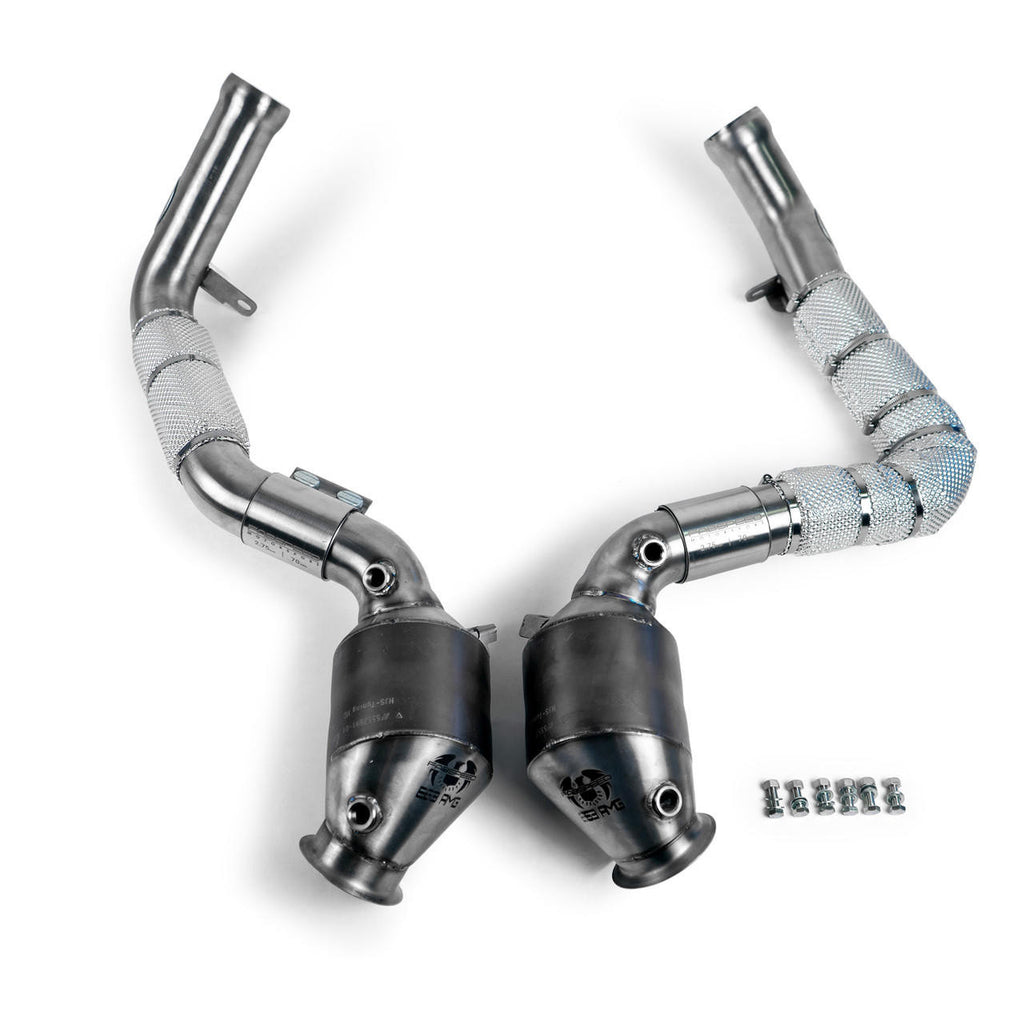Fabspeed Mercedes-Benz AMG E-63s / GT63 Sport Cat Downpipes (2016-2023)