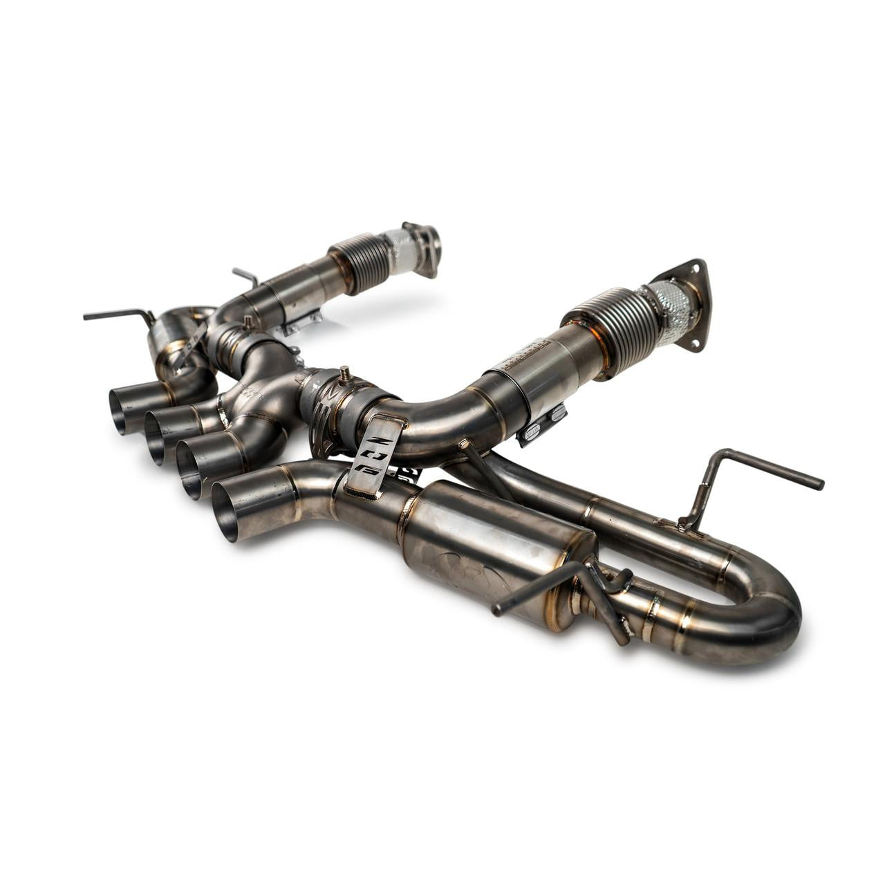 Fabspeed Chevrolet Corvette C8 Z06 Titanium Valved Cat-Back Exhaust System (2023+) Secondary image