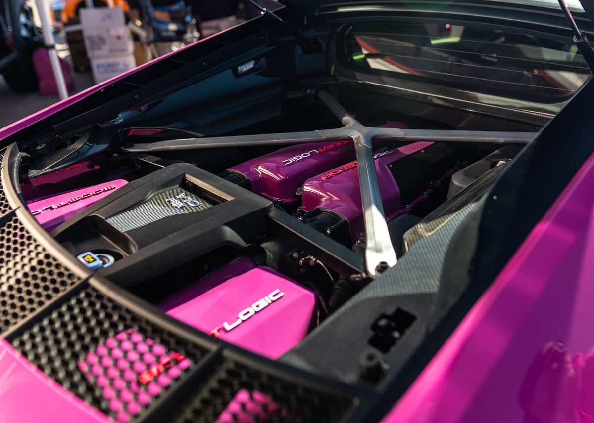 Boost Logic Audi R8/Lamborghini Huracan Billet and Carbon Fiber Intake Manifold