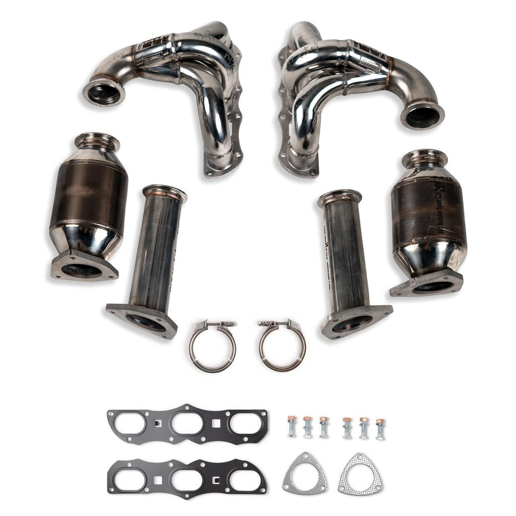 Fabspeed Porsche 991 Carrera RENNKRAFT Modular Headers with HJS Catalytic Converters (2012-2016)