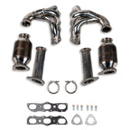Fabspeed Porsche 991 Carrera RENNKRAFT Modular Headers with HJS Catalytic Converters (2012-2016)