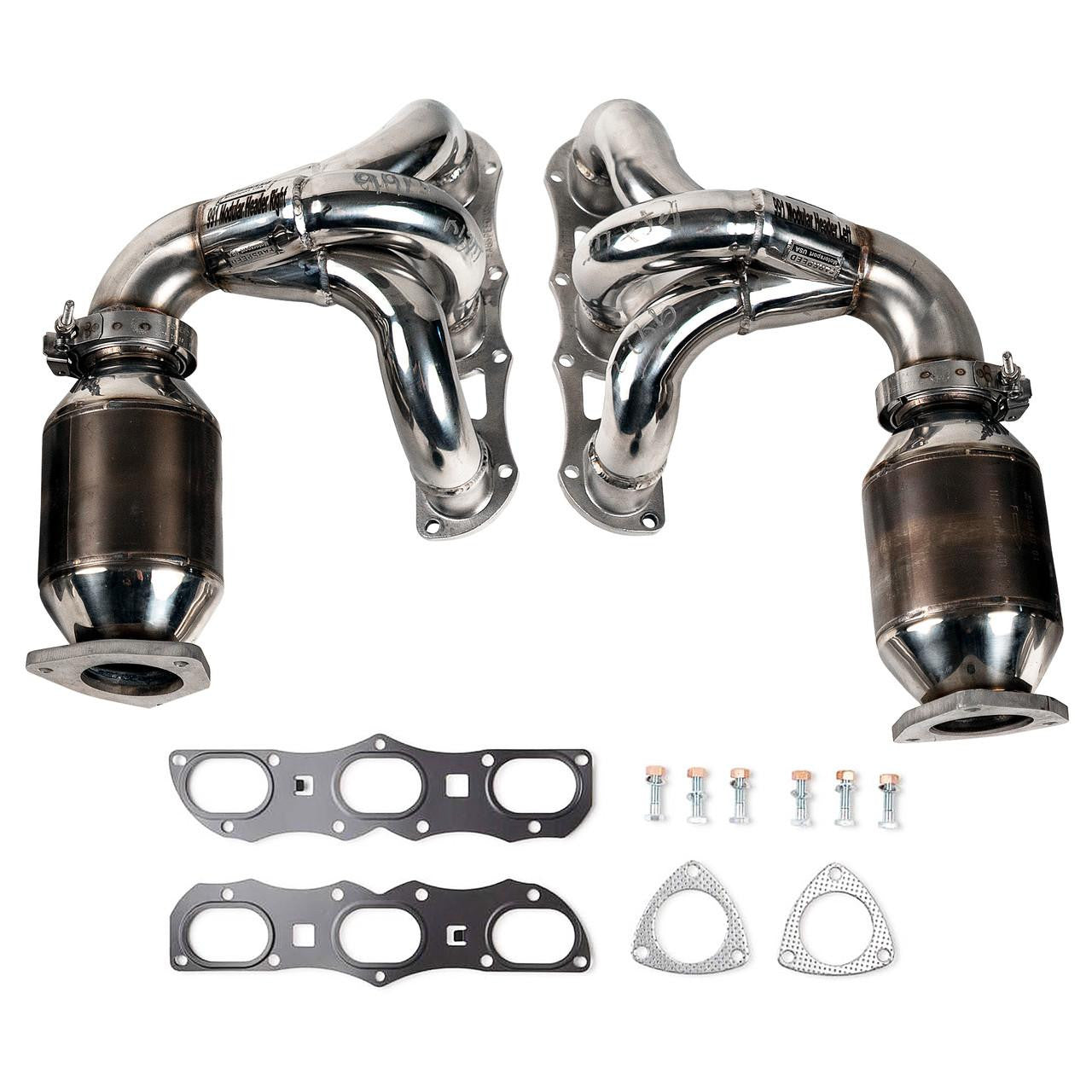 Fabspeed Porsche 991 Carrera RENNKRAFT Modular Headers with HJS Catalytic Converters (2012-2016) Secondary image