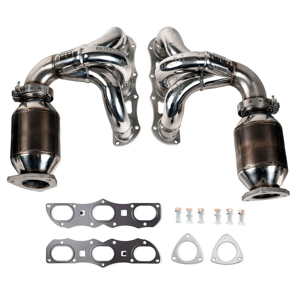 Fabspeed Porsche 991 Carrera RENNKRAFT Modular Headers with HJS Catalytic Converters (2012-2016)