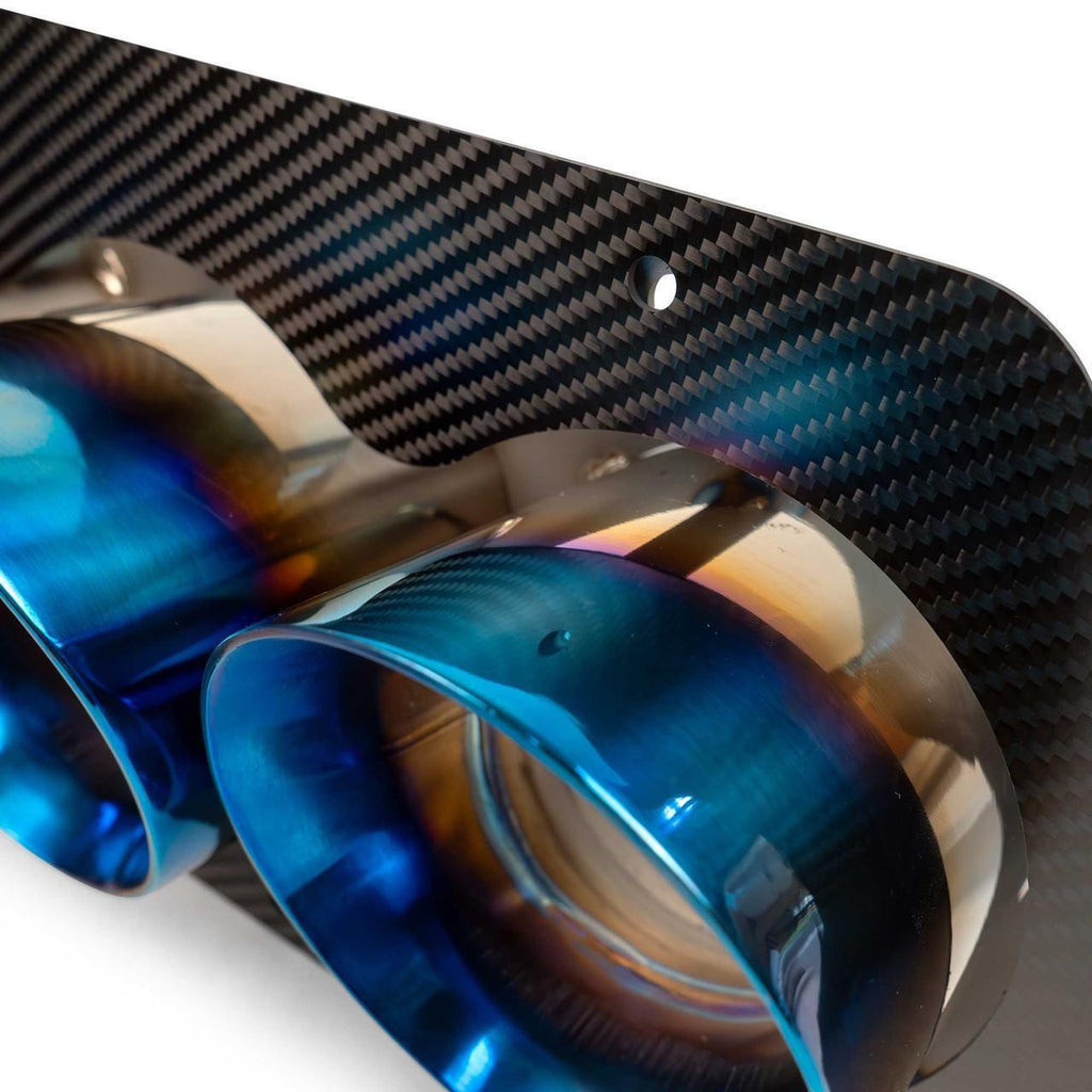 Fabspeed Chevrolet Corvette C8 ZR1X Titanium Quad Tips (2025+)