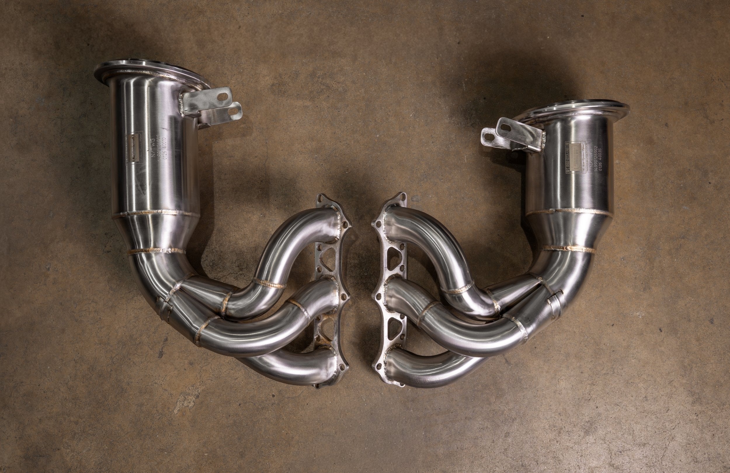 400 Cell Catted Down Pipes For Porsche 992 GT3 / GT3 RS Secondary image