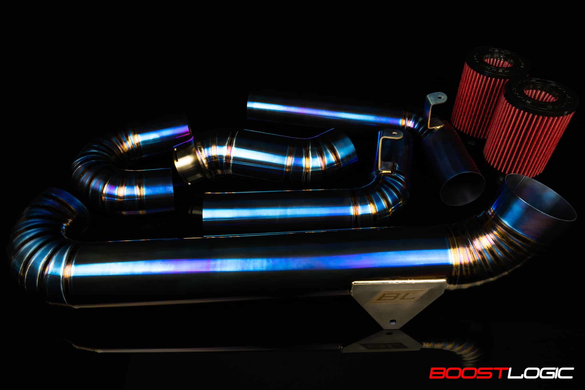 Boost Logic BMW M3/M4 (G80/G82) 3″ Titanium Intakes Secondary image