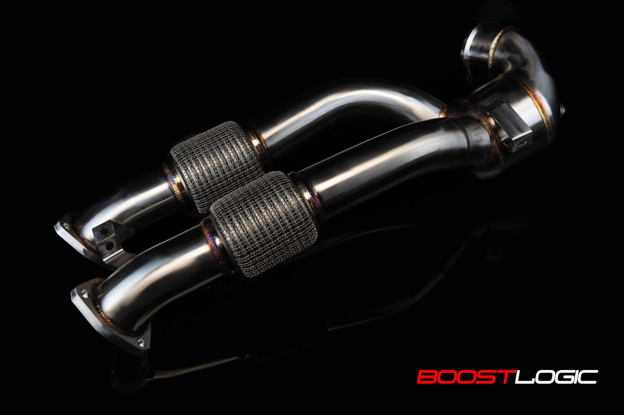 Boost Logic RS3 Downpipe with Gesi High Flow Cat Secondary image