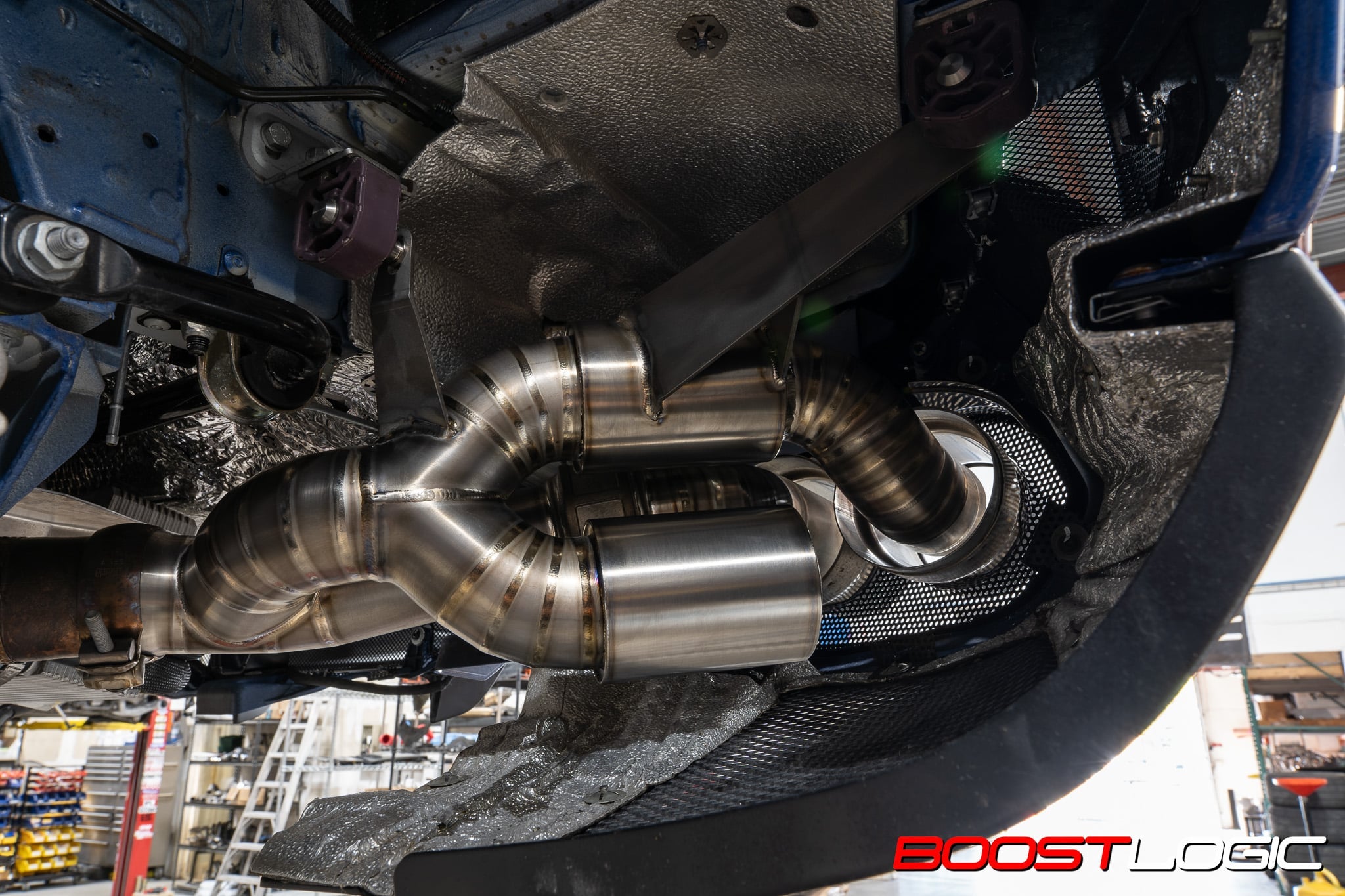 Boost Logic Titanium Axle Back Valved Exhaust System for Ferrari 812 Secondary image
