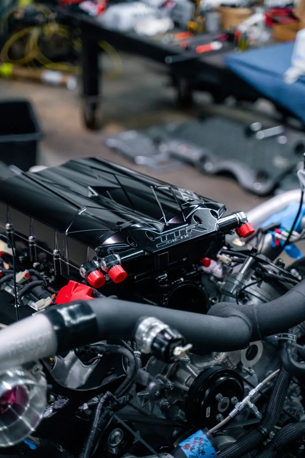 Hellion 2022+ Ford Raptor R 5.2L Top Mount “Mirror Image” Twin Turbo System