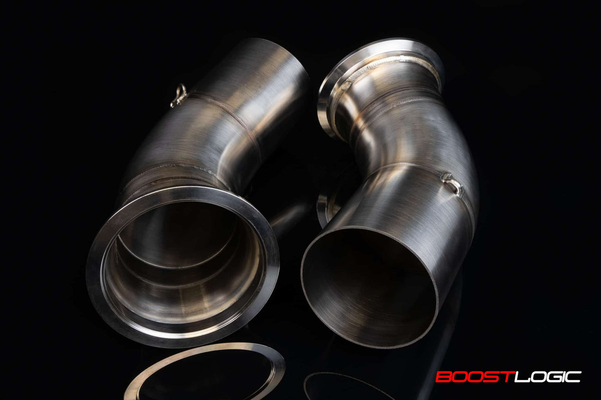 Boost Logic 4″ Link Pipe V-Band To 4″ Formula Exhaust (Race Midpipe)