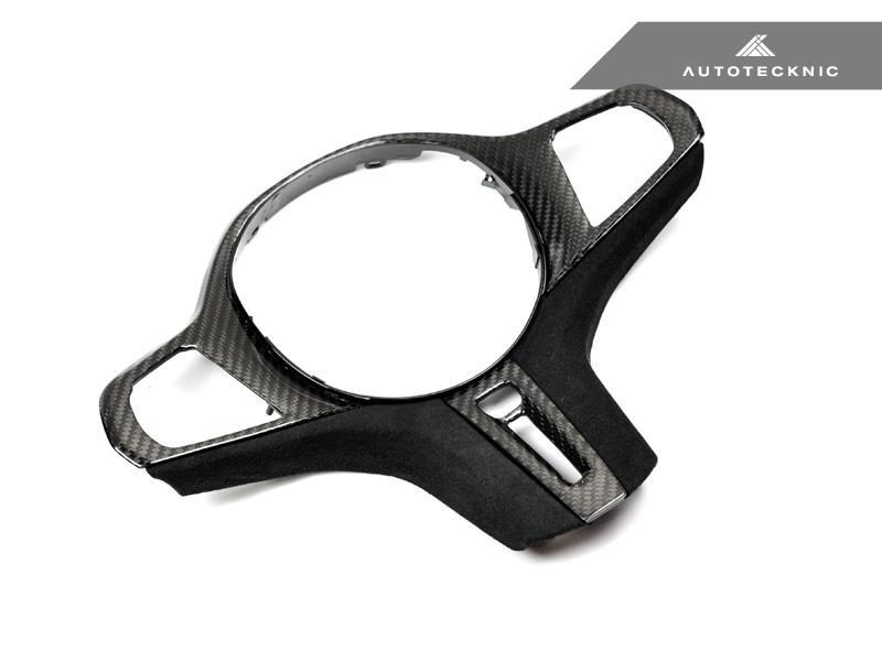AutoTecknic F90 M5 & F91 / F92 / F93 M8 - Carbon Alcantara Steering Wheel Trim Secondary image