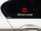 Meisterschaft Icon Decal - Transparent Background | 2 pcs