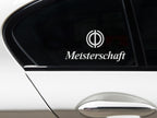 Meisterschaft Icon Decal - Transparent Background | 2 pcs