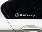 Meisterschaft Icon Decal - Transparent Background | 2 pcs