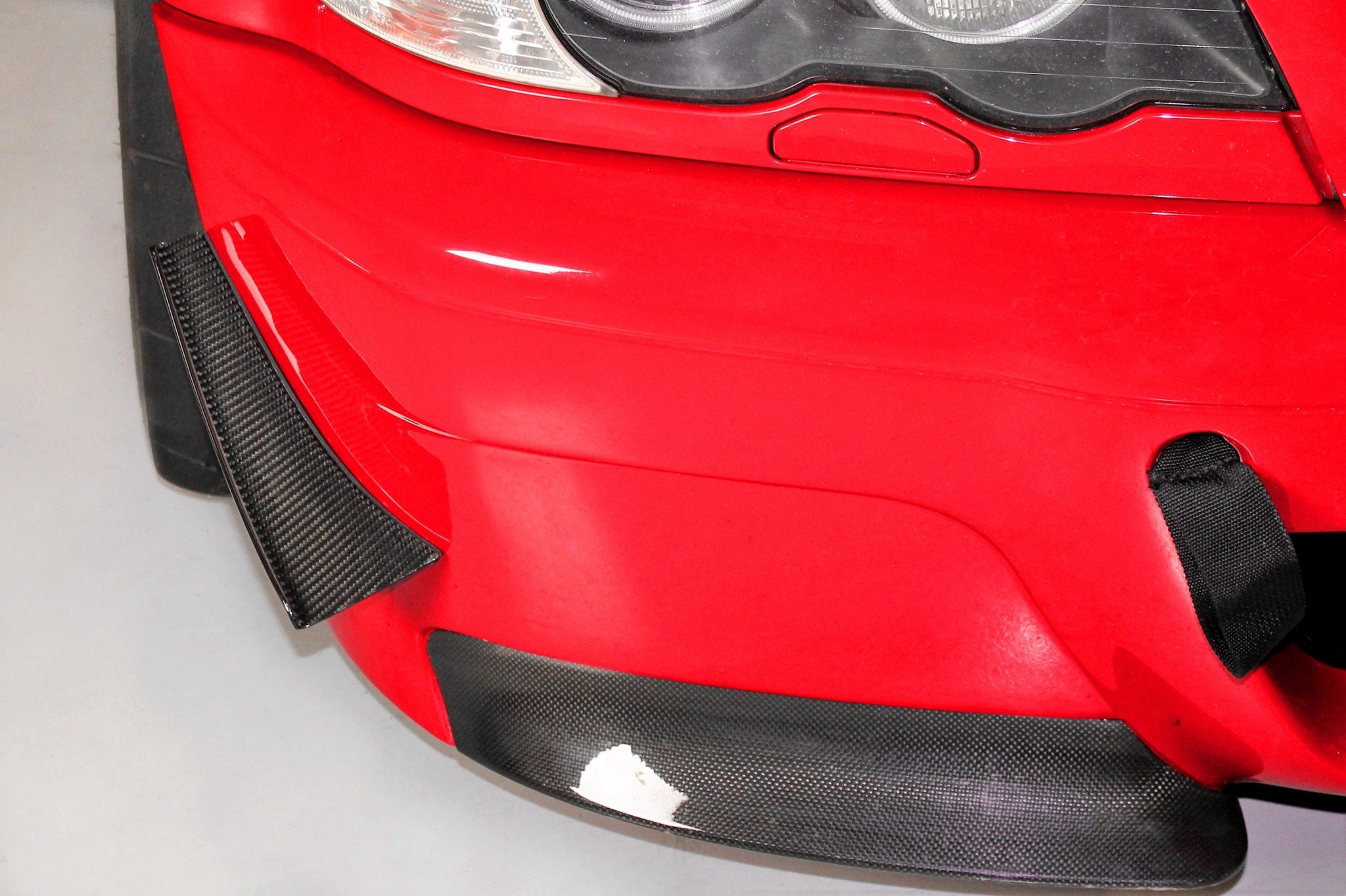 Karbonius E46 M3 Carbon Front Bumper Canard Set Secondary image
