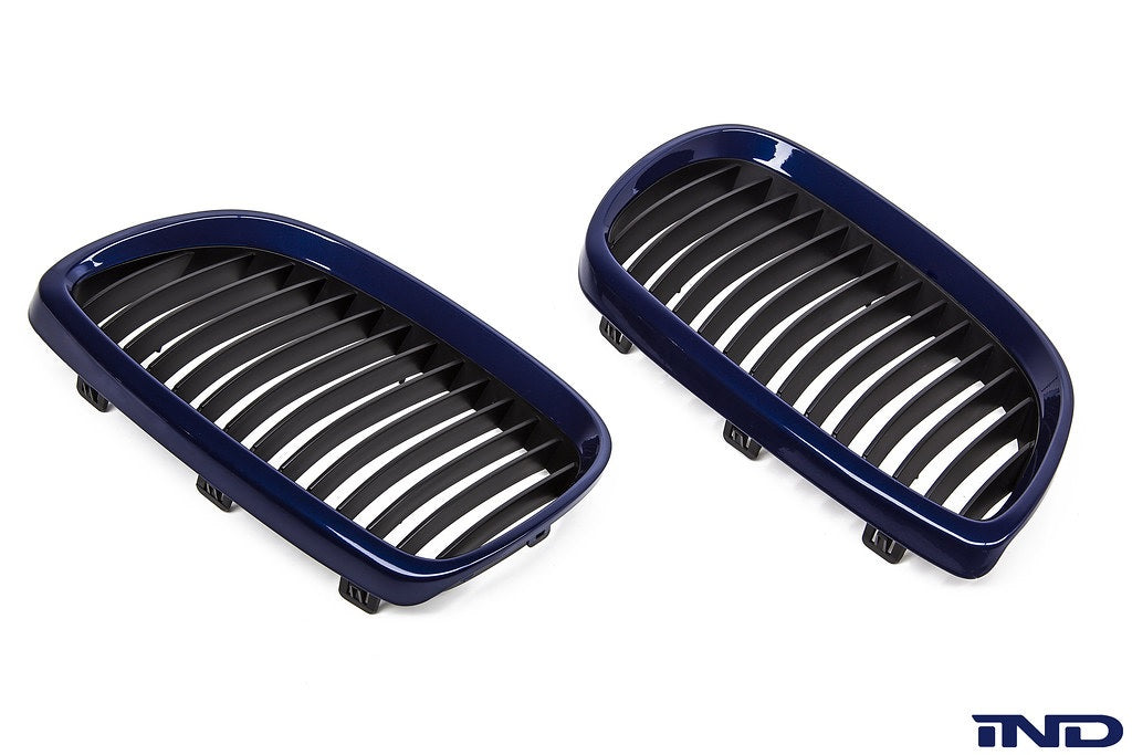 IND E9X M3 Gloss Black Front Grille Set
