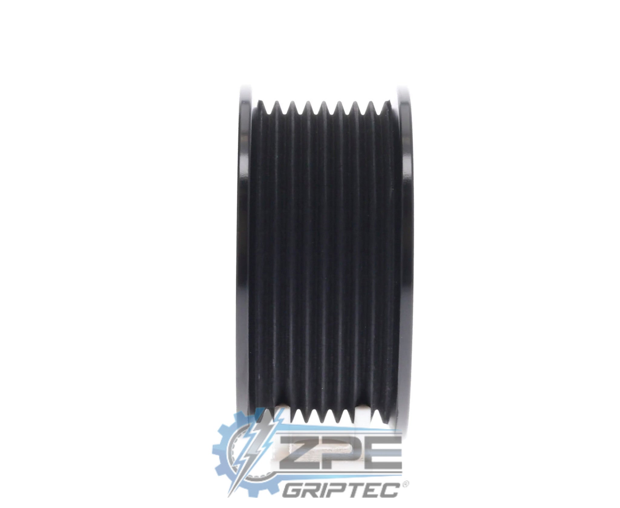 2.90" 8 Rib ZPE GripTec® 2pc Edelbrock TVS L3 Black Pulley Only Secondary image