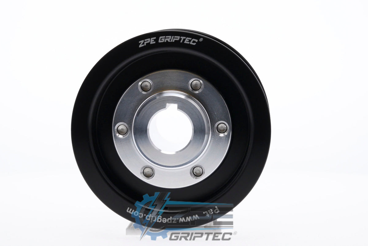 85mm 10 Rib ZPE GripTec® 2pc ESS L3 Black Pulley & Hub Kit
