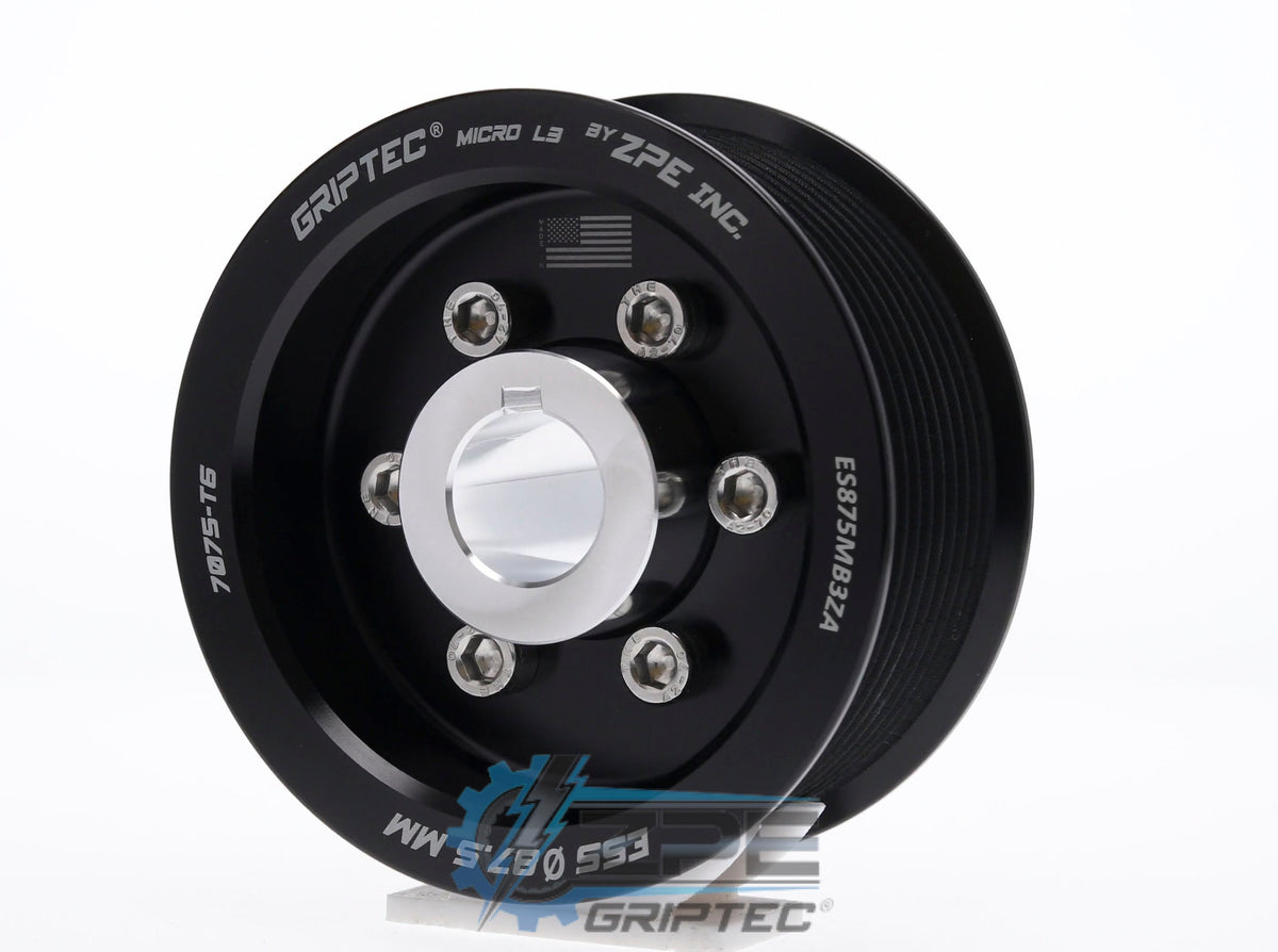 ZPE GripTec® 2pc ESS 10 Rib Supercharger Pulley