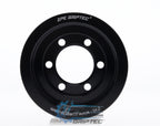 87.5mm 6 Rib ZPE GripTec® 2pc ESS L3 Black Pulley Only