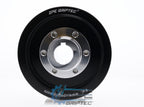 95mm 6 Rib ZPE GripTec® 2pc ESS L3 Black Pulley & Hub Kit