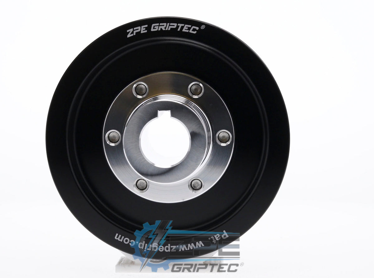 95mm 6 Rib ZPE GripTec® 2pc ESS L3 Black Pulley & Hub Kit