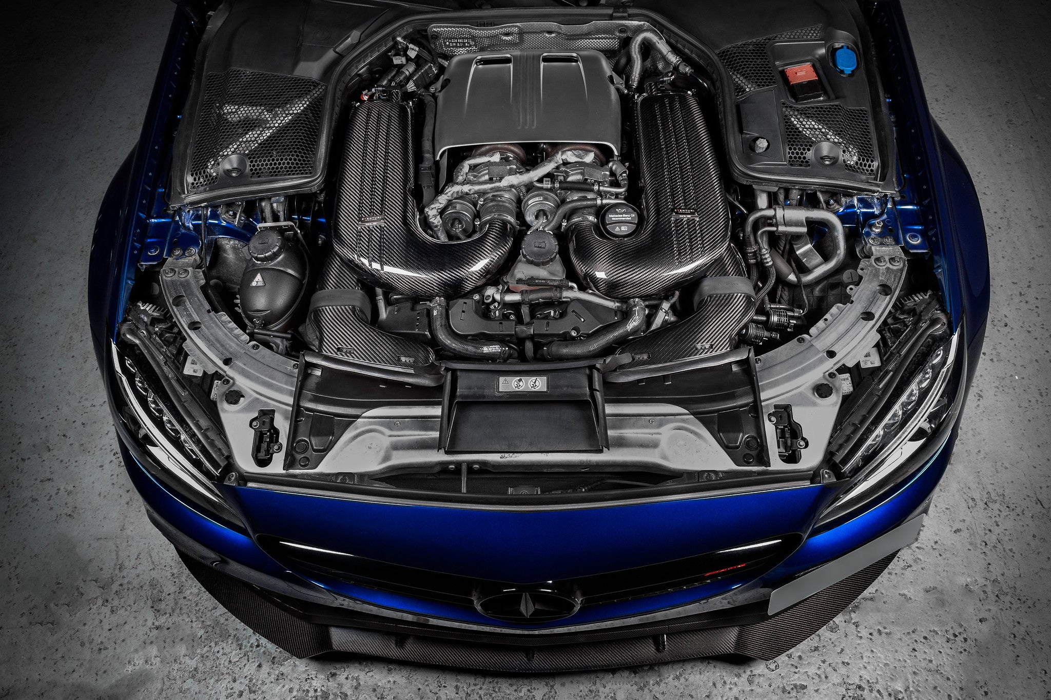 Eventuri Mercedes W205 C63 / C63S AMG Black Carbon Intake System - V2 Secondary image