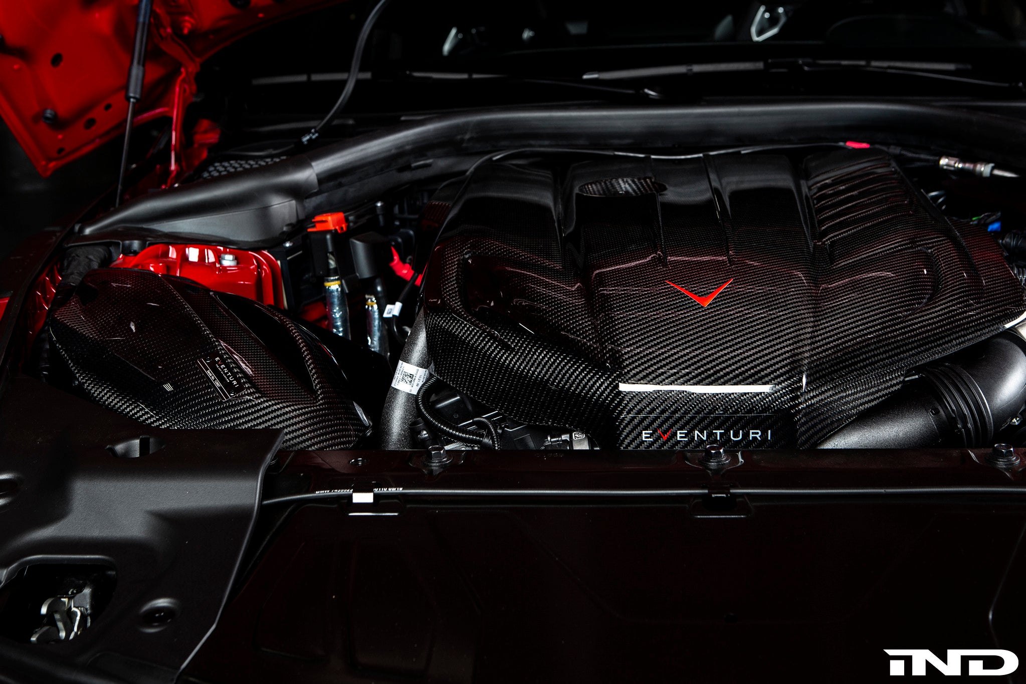 Eventuri G29 Z4 / A90 Supra (B58) Black Carbon Engine Cover Secondary image