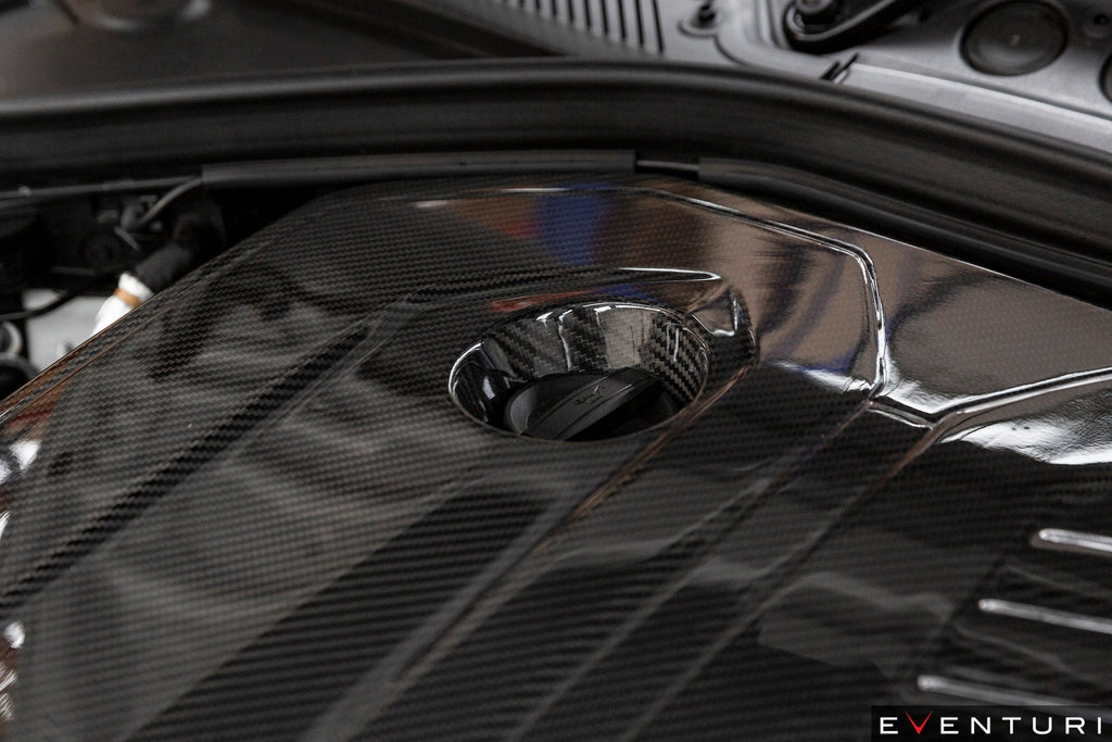 Eventuri BMW B58 Black Carbon Engine Cover