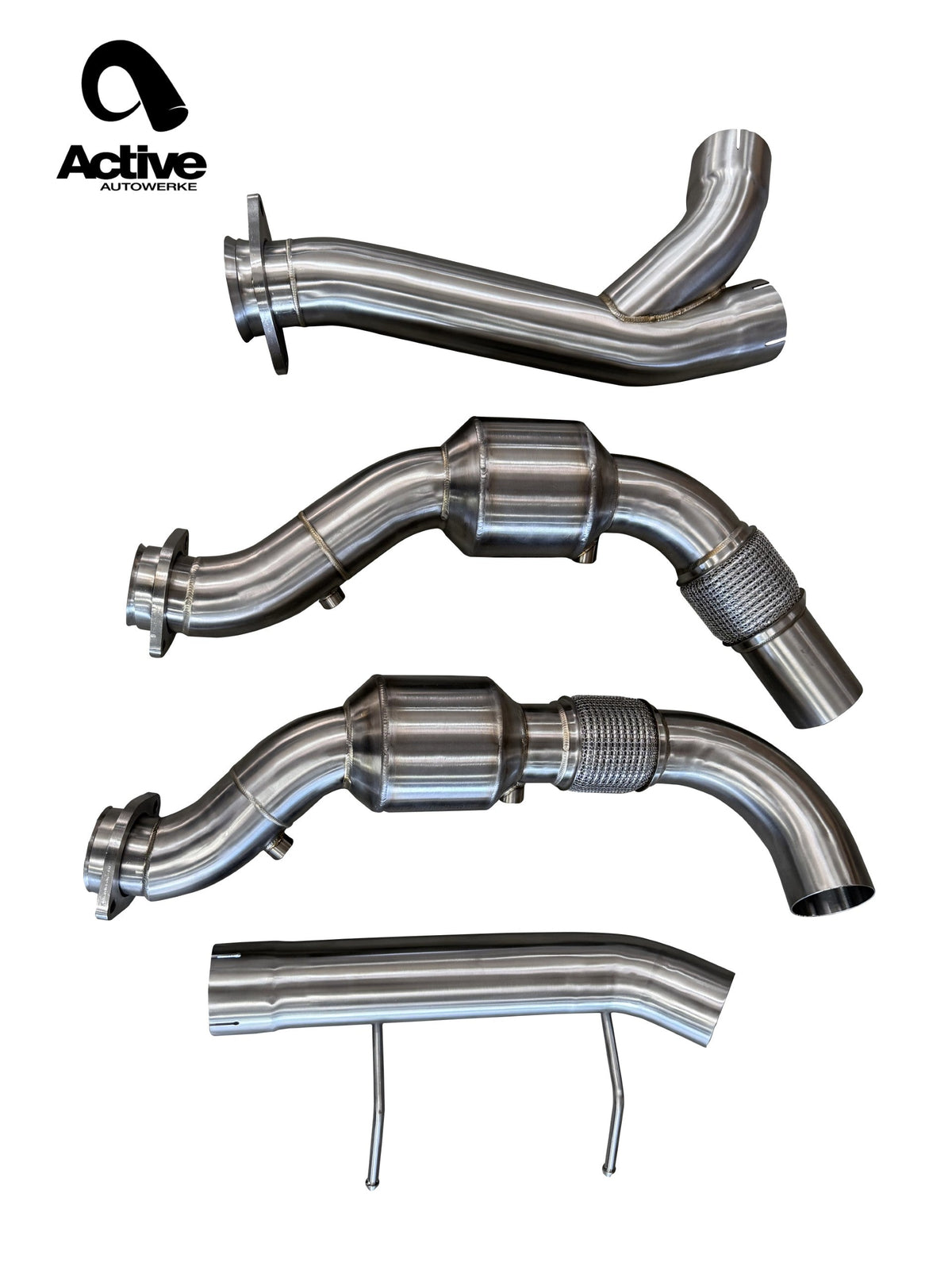 2017–2020 Ford F-150 3.5L EcoBoost AFlow EPA-Compliant Catted Downpipes Main image