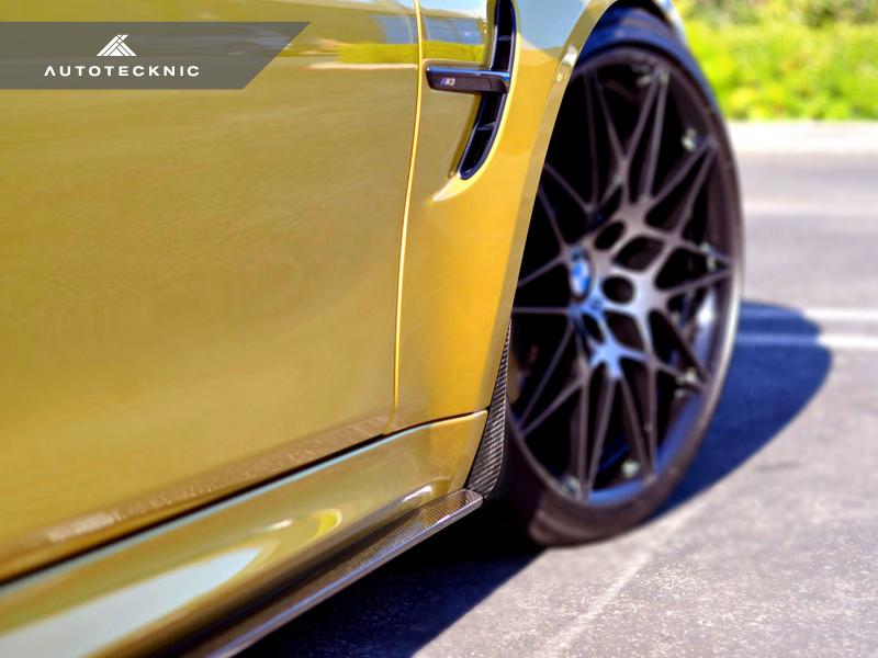 AutoTecknic F8X M3 / M4 Carbon Fiber Front Splash Guard Set Secondary image