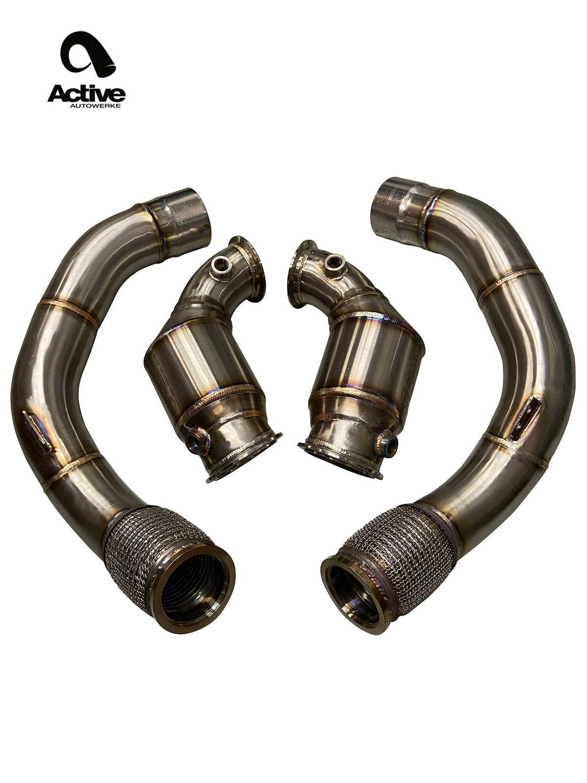 Active Autowerke F90 M5/M8 X5M/X6M Aflow Catted Downpipes