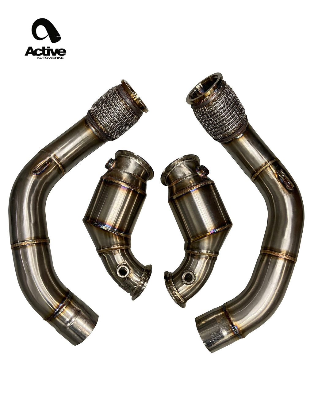Active Autowerke F90 M5/M8 X5M/X6M Aflow Catted Downpipes