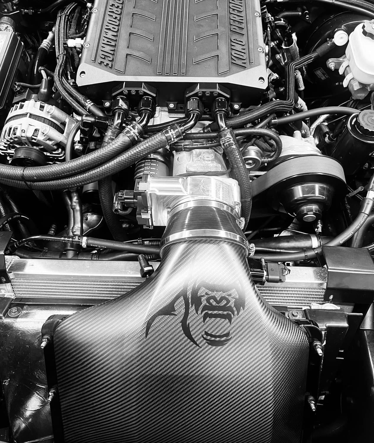 Kong Performance C6ZR1 Ram Air Intake System (Carbon) Secondary image